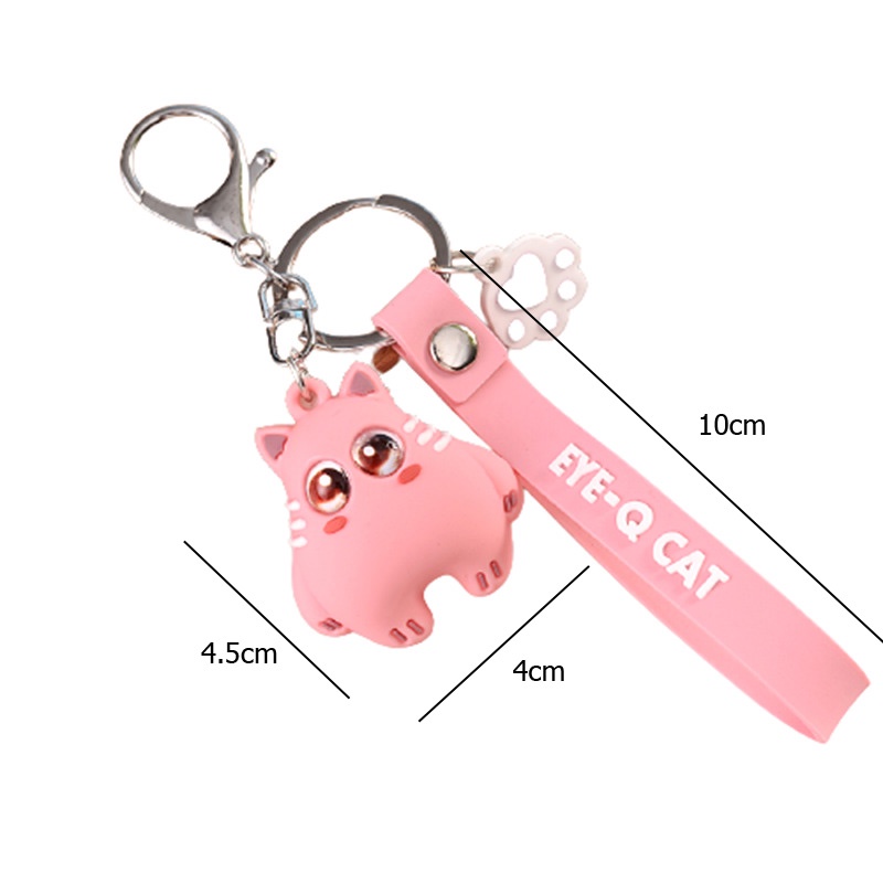 Móc chìa Khoá Mèo Cute, Móc Khoá Keychain Mèo Dễ Thương