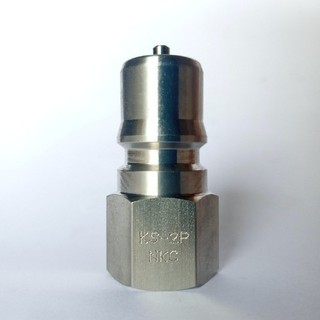KHỚP NỐI NHANH THỦY LỰC INOX NKC KS-2P SUS304 MADE IN JAPAN - KS-2P SUS304