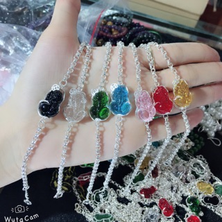 Lắc tay tỳ hưu bạc