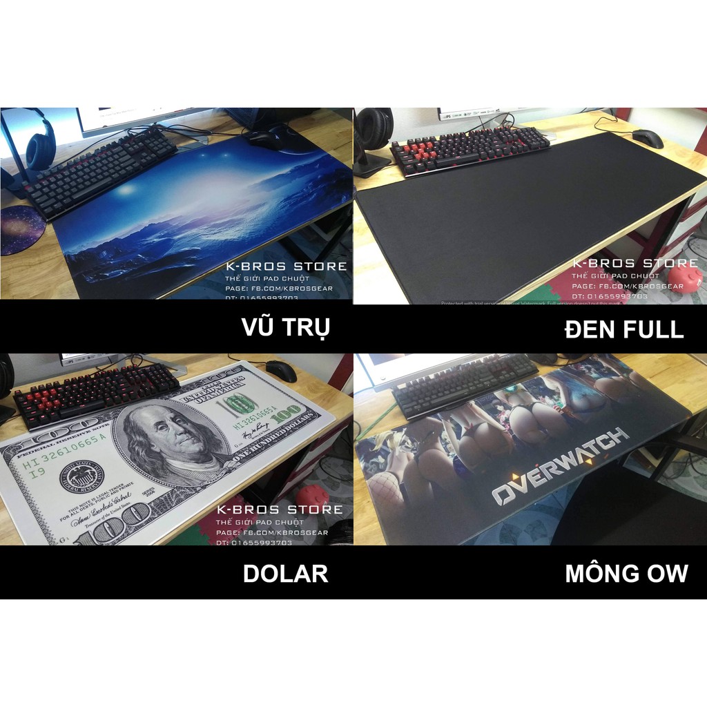 Lót chuột - bàn di chuột mouse pad cao cấp 90x40cm album bán chạy