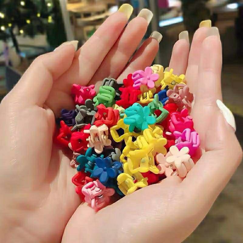 Set 50 kẹp tóc càng cua mix nhiều màu nhiều kiểu cho bé gái