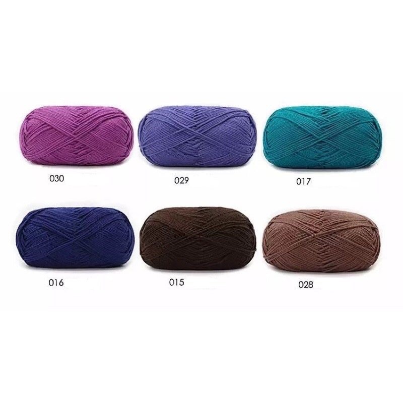 Len SUEDE Cotton siêu mượt, cảm giác như lụa , cuộn 100gr