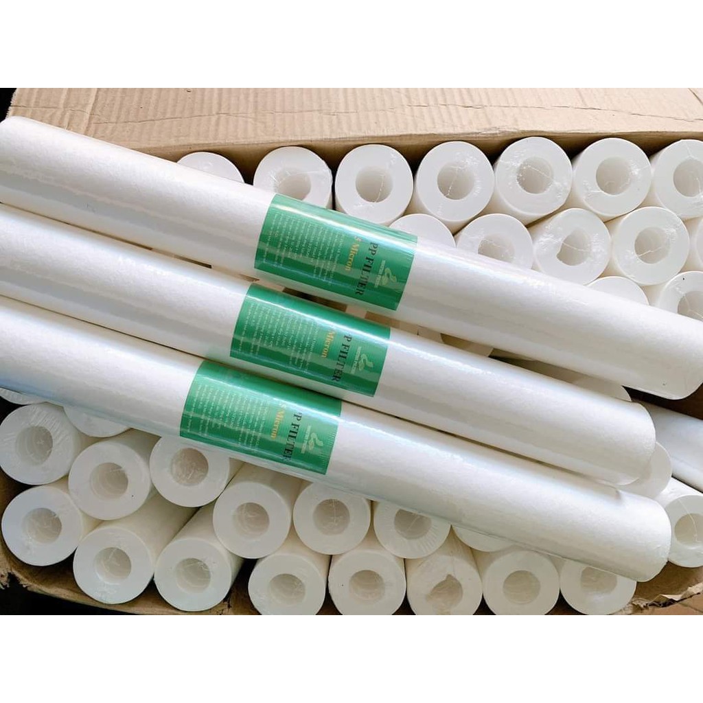 COMBO 5 lõi lọc PP 20 inch 5 Micron dùng trong hệ thống lọc nước sinh hoạt, hệ thống lọc nước RO công nghiệp