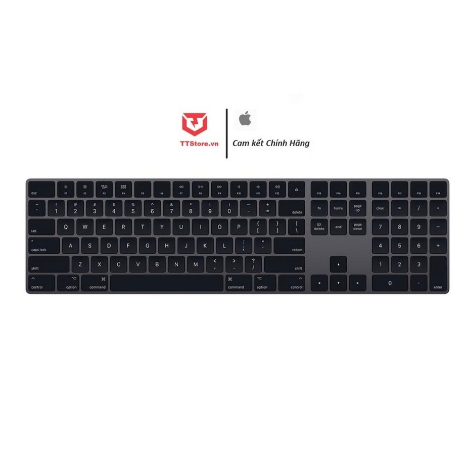 Bàn phím Apple Magic Keyboard with Numeric Keypad - Space Gray