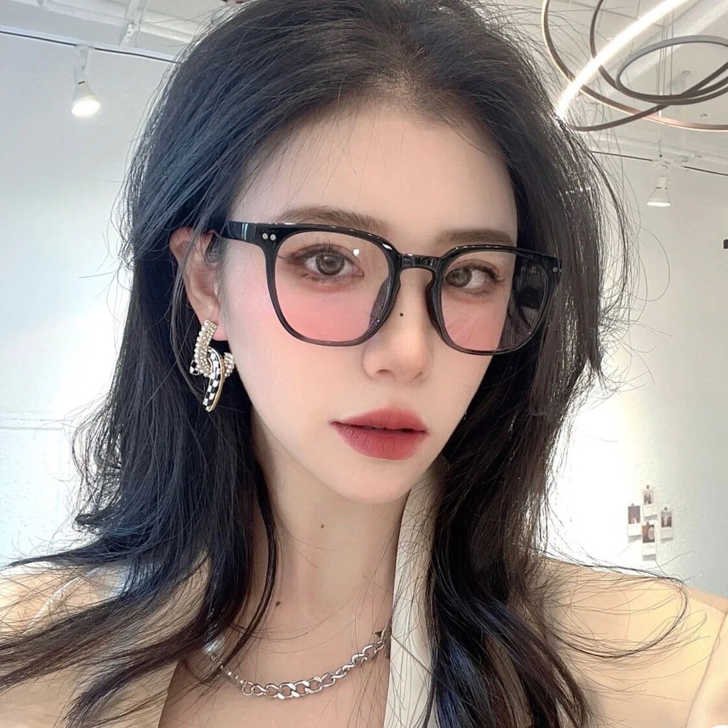 Kính Mát Gọng Vuông Màu Gradient Phong Cách Hàn Quốc Thời Trang Mùa Hè 2022