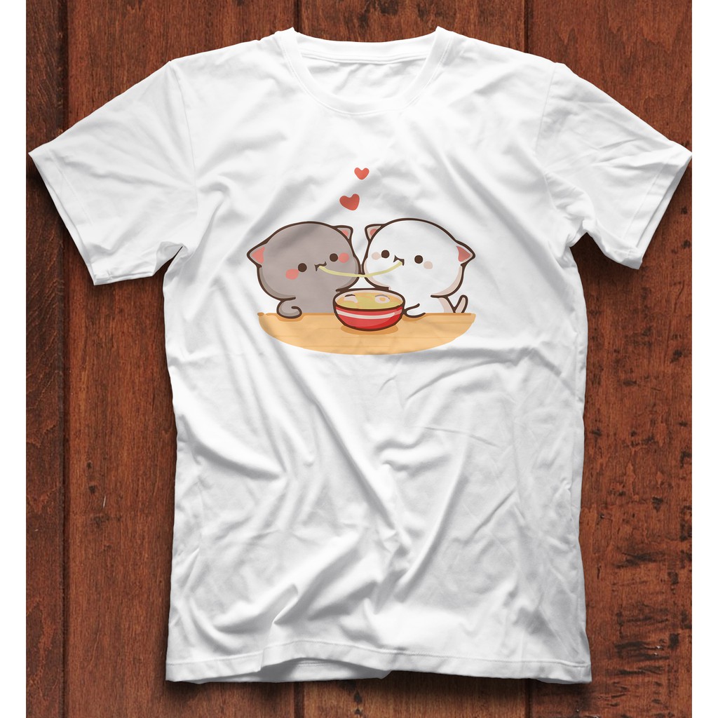 Áo Thun Mèo Peach Và Goma G04