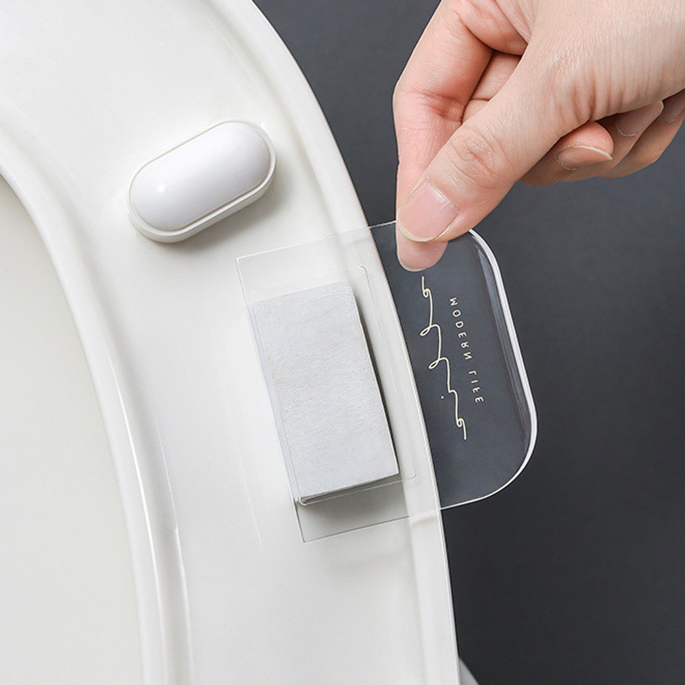 Tay cầm nâng nắp bồn cầu trong suốt phong cách bắc âu tiện lợi cho nhà tắm/ nhà vệ sinh