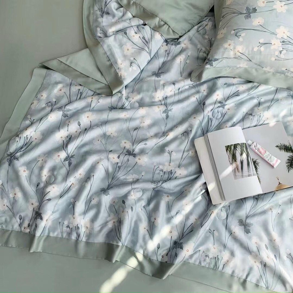 [CHÍNH HÃNG] SET CHĂN GA GỐI TENCEL 60S LỤA LẠNH NHẬP KHẨU ĐẲNG CẤP LUXURY SANG TRỌNG