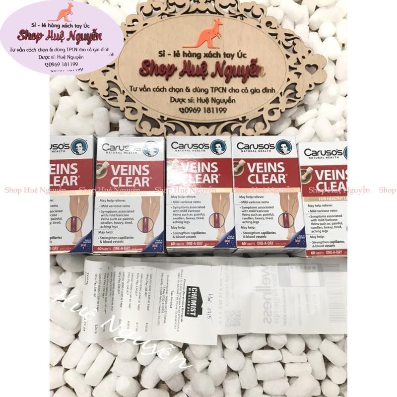Viên uống giãn tĩnh mạch Veins clear hộp 60v | BigBuy360 - bigbuy360.vn