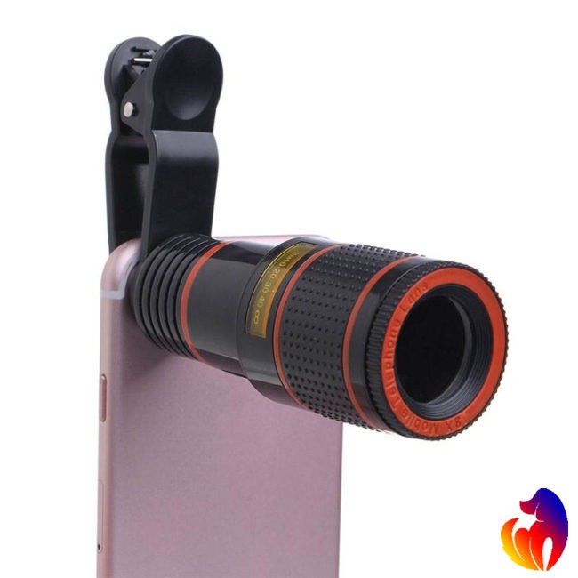 Ống Kính Zoom Quang Học 8x Kẹp Camera Điện Thoại