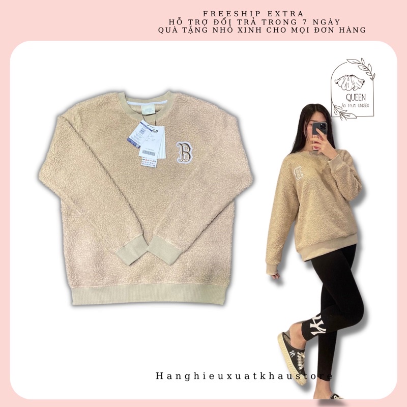 Áo Sweater MLB WOOLSHEEPS  lông cừu thời trang H002