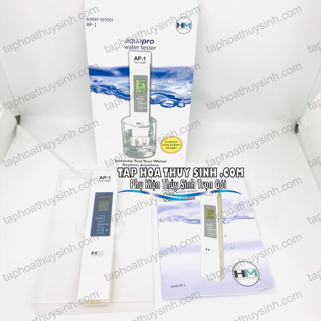 BÚT ĐO TDS AP1 CHÍNH HÀNG HMDigital- MỸ - BH 6 THÁNG
