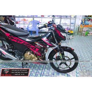 Tem rời  Satria,Raider hồng đen