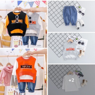 Set bộ 3 chi tiết bé trai