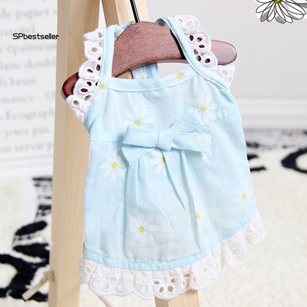 Đầm Xòe Đính Nơ Đáng Yêu Dành Cho Cún Cưng