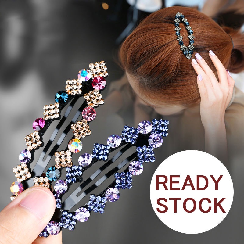 Kẹp Tóc Hình Hoa Xinh Xắn Phong Cách Hàn Quốc Cho Nữ