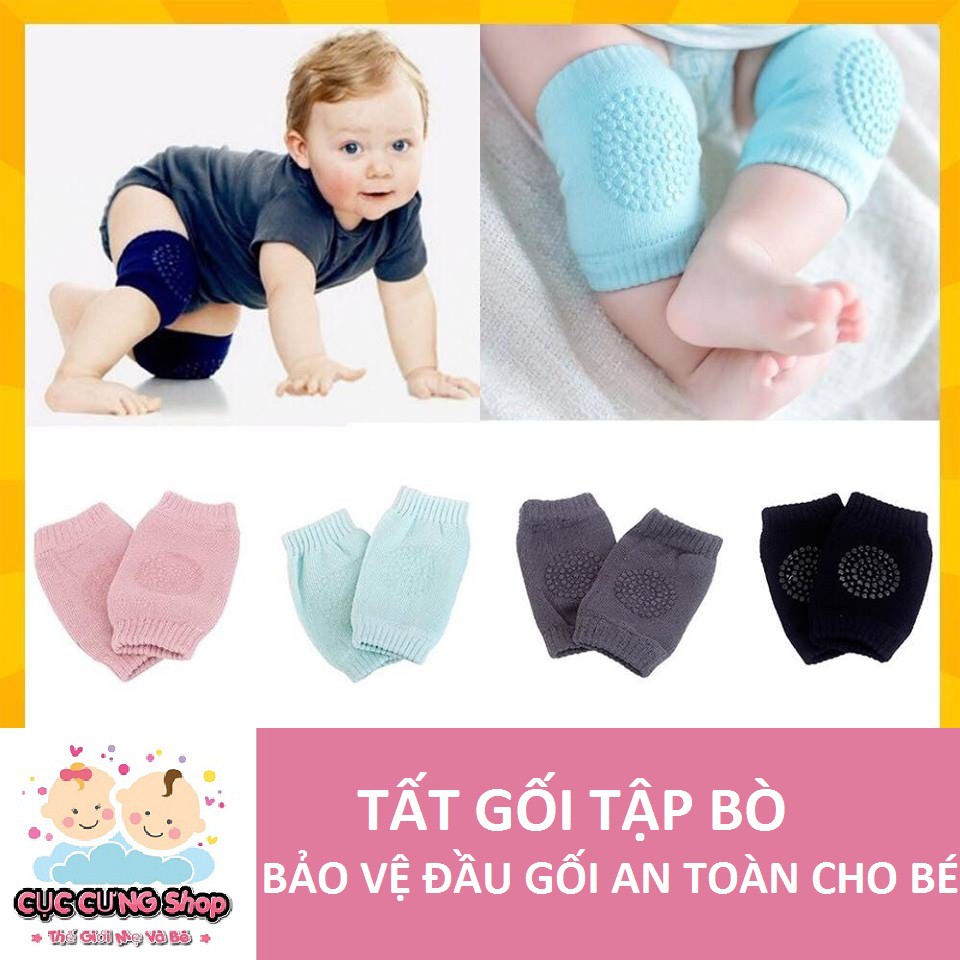 Tất bọc gối tập bò chống trượt cho bé yêu