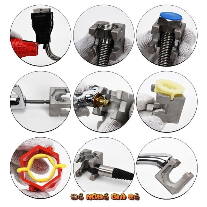 Dụng vụ tháo thiết bị vòi chậu đa năng