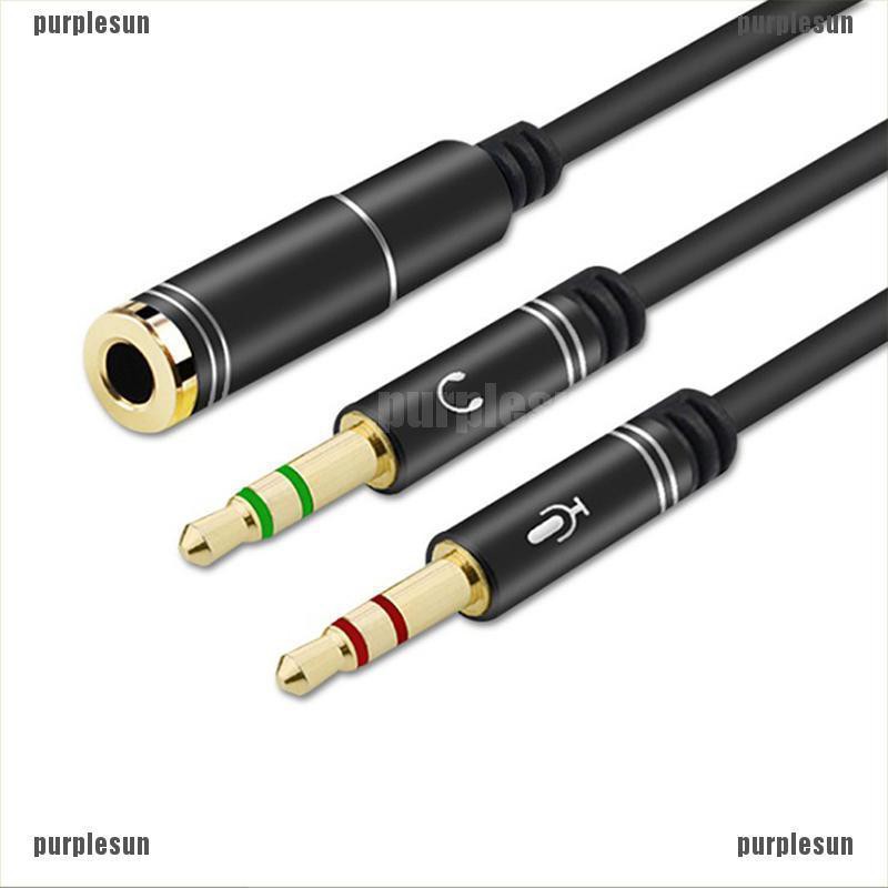 Cáp Chữ Y Chuyển Đổi Từ 2 Jack Cắm 3.5mm Sang 1 Đầu Cái