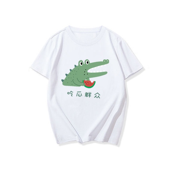 NRVP New fashion 3-11 Years old Boys Girls short sleeve Tshirt Shirts Fashion Cartoon Printed Soft Tshirt Plain Kids Unisex Round Neck Short Sleeve Tees