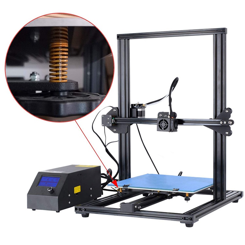 10 Lò Xo Nén Màu Vàng 8X20mm Cho Máy In 3D Creality Ender 2 3 PRO CR-10S PRO Hotbed