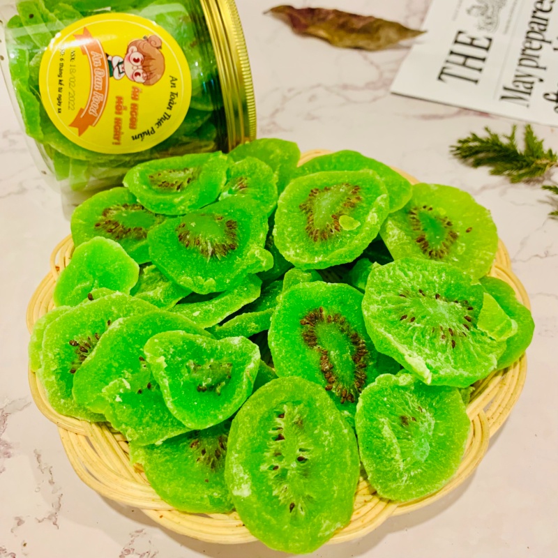Mứt Kiwi Sấy Dẻo  Hũ 355G Cao Cấp Ô Mai Xí Muội Thơm Ngon Nhiều Dinh Dưỡng Tốt Cho Mắt - Hệ Tiêu Hóa