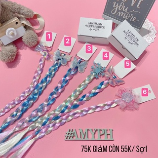SALE OFF ⭐️ Cột tóc thắt bính tóc giả