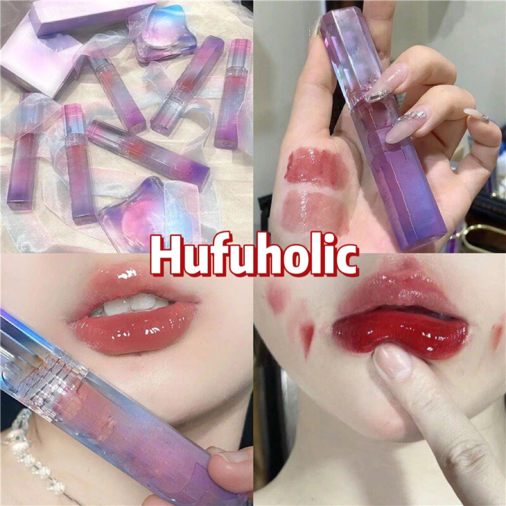 Son kem bóng HELLO STYLE mềm mượt trong veo Glazed Rippling Mirror Lip Glaze HELL02