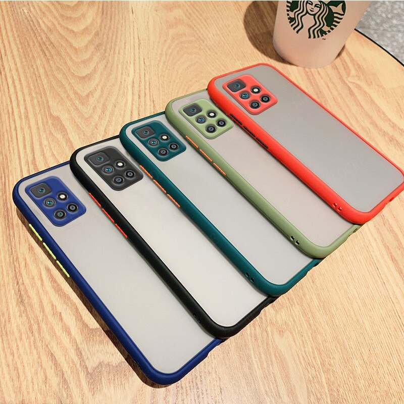 Ốp Điện Thoại Trong Suốt Chống Sốc Cho Xiaomi 11T Pro Redmi 10 Note 11s 10s Pro Max Poco X3 GT Mi 11 Lite