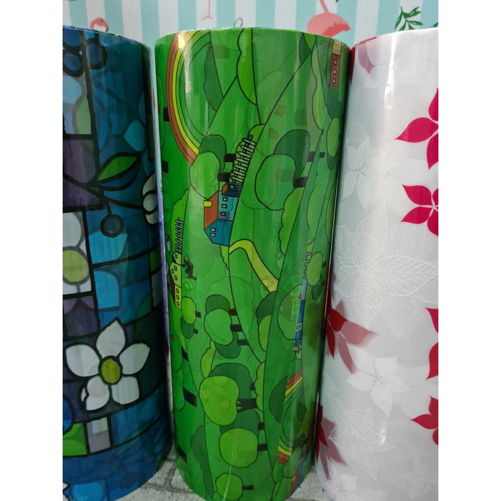 [Mã LIFEHLDEC giảm 10% đơn 99k] Decal 45cm rộng dán kính có sẵn keo ( giá 1 mét dài ) - 50 DÁN MỜ TN1230 | BigBuy360 - bigbuy360.vn