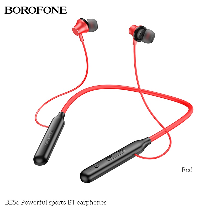 Tai nghe bluetooth không dây BE56 nghe nhạc liên tục 15 giờ dành cho thể thao: chạy bộ, GYM