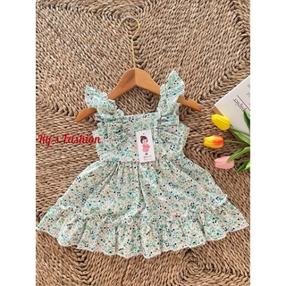 Váy hoa bé gái Cotton A02