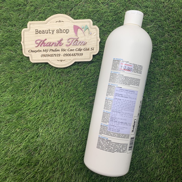 Dầu gội hạn chế gàu, ngăn rụng tóc CDC DEL COLORE 001 PURE & TONIC 1000ml