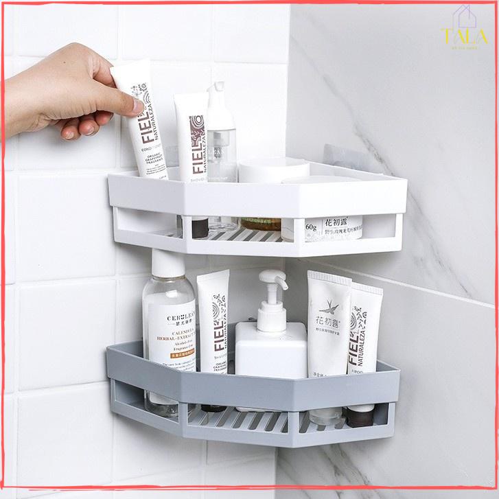 Kệ Góc Nhựa Đựng Đồ Nhà Tắm - Kệ Dán Góc Tường Đựng Đồ Tiện Dụng
