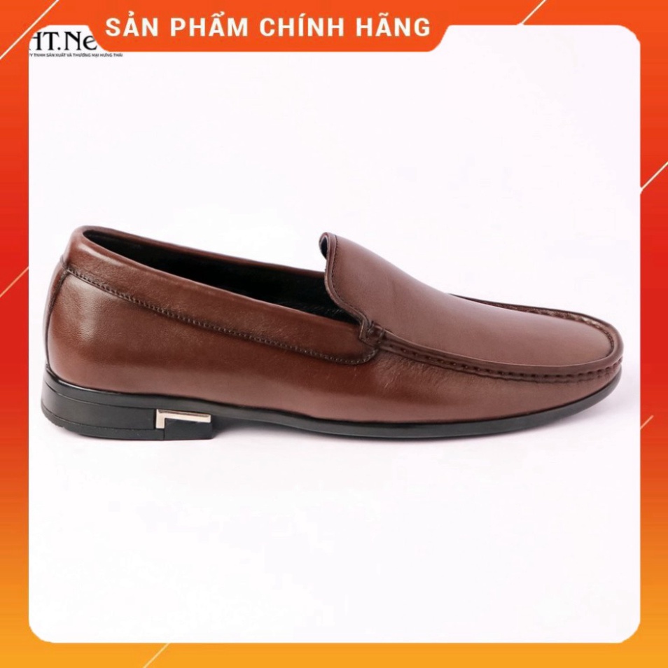Giày lười - giày mọi da bò HT.NEO-100% là da bò tự nhiên, kiểu dáng sang trọng, lịch lãm, đế phít (D37)