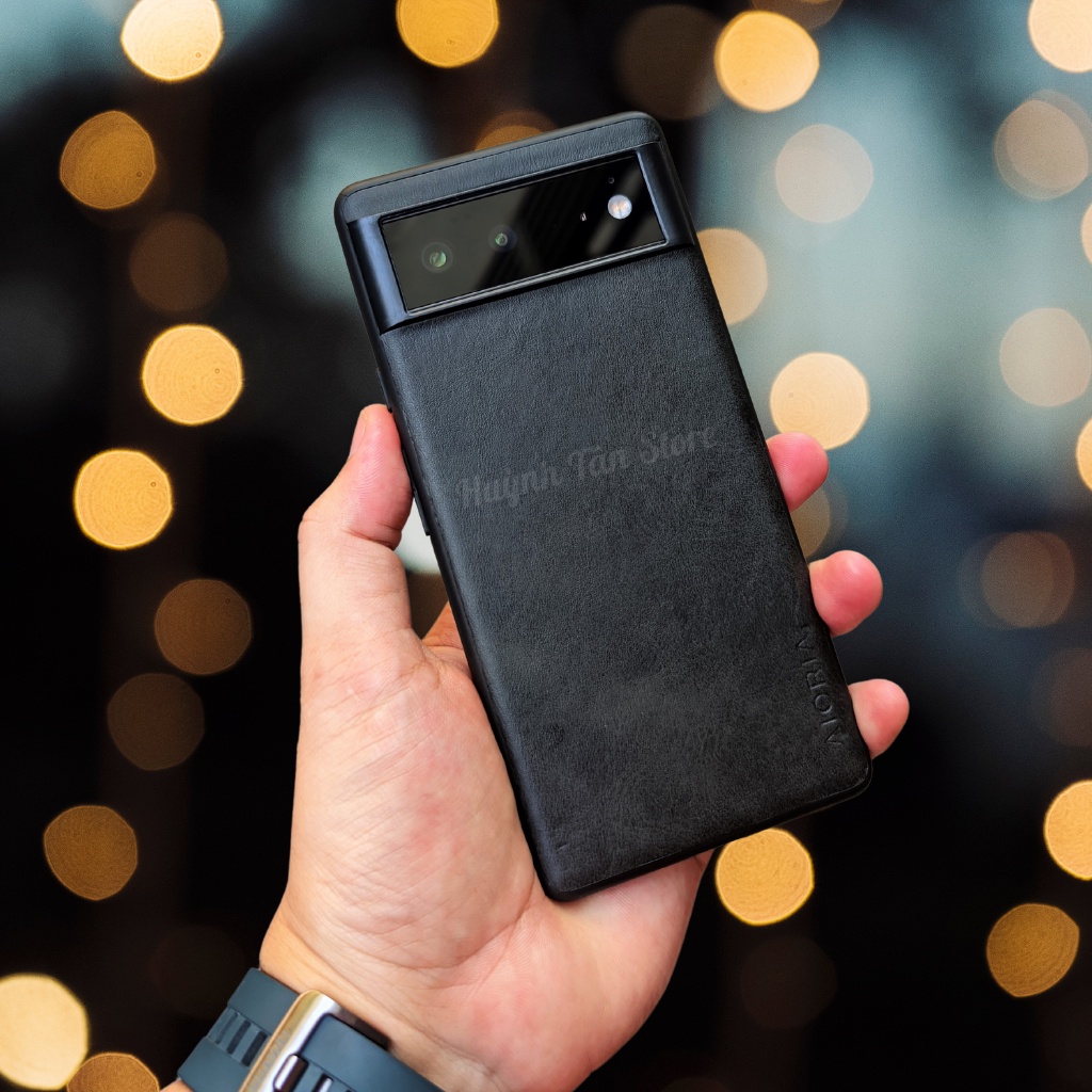 Ốp lưng pixel 8 8 pro 7 7 pro  7a  6  6 pro  6a da chính hãng aioria chống bám vân tay bảo vệ camera phụ kiện huỳnh tân