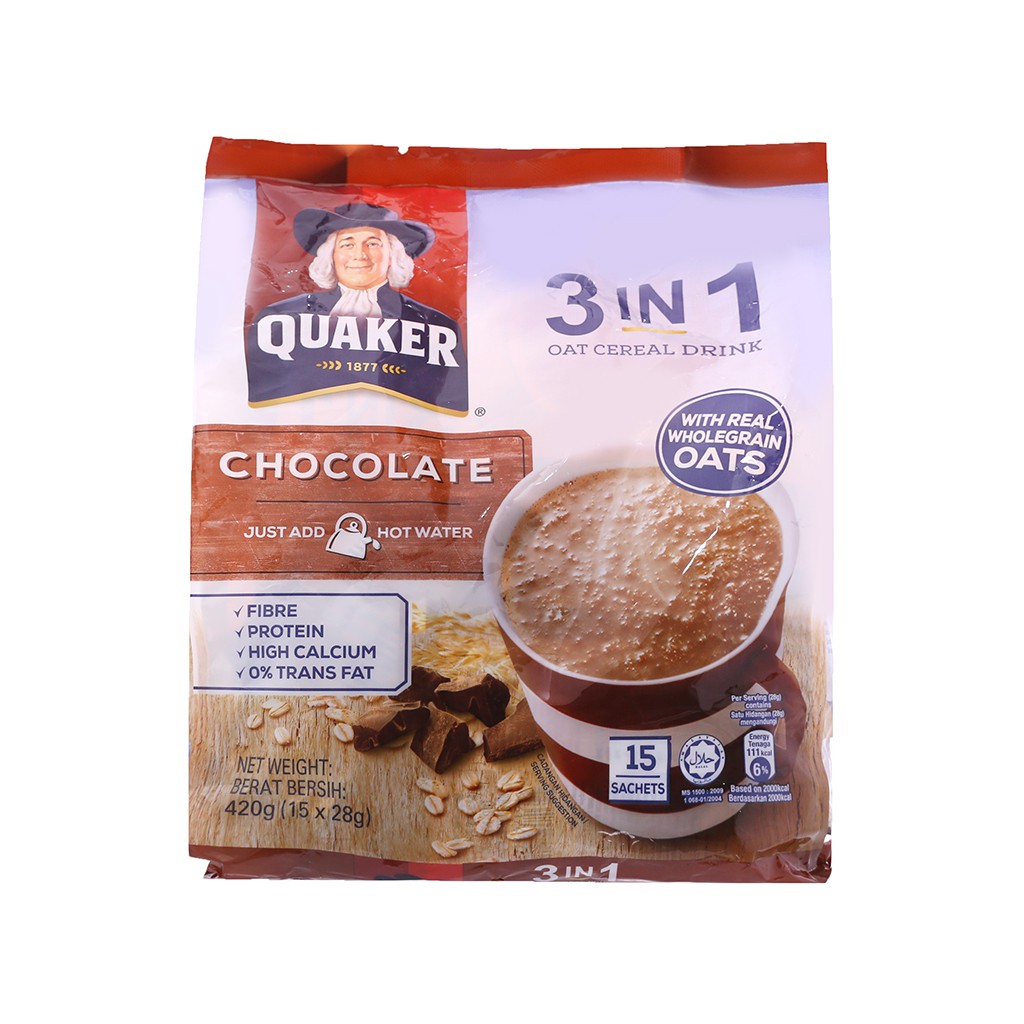 [Đủ Vị] Thức uống yến mạch 3 trong 1 Quaker