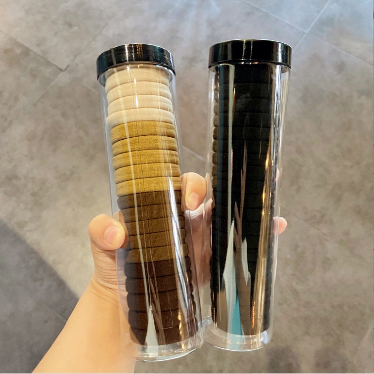 Set 20 Dây Thun Buộc Tóc Co Giãn Đơn Giản