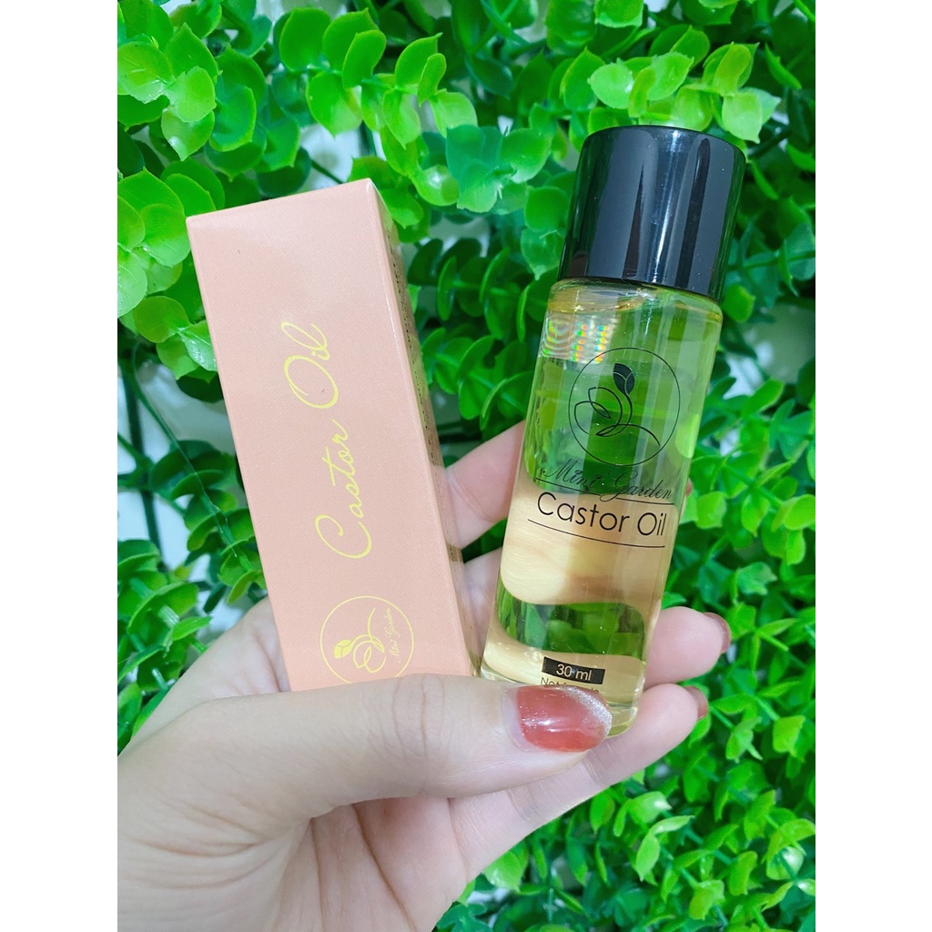 Dầu tẩy trang mắt môi Mini Garden castor oil 30ML.
