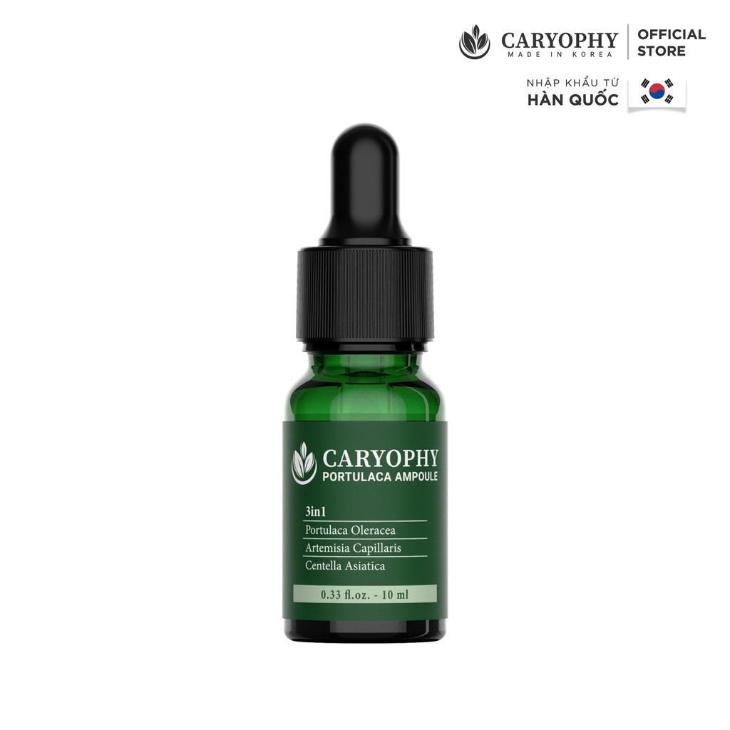 Serum giảm mụn mờ thâm se khít lỗ chân lông Caryophy 10ml