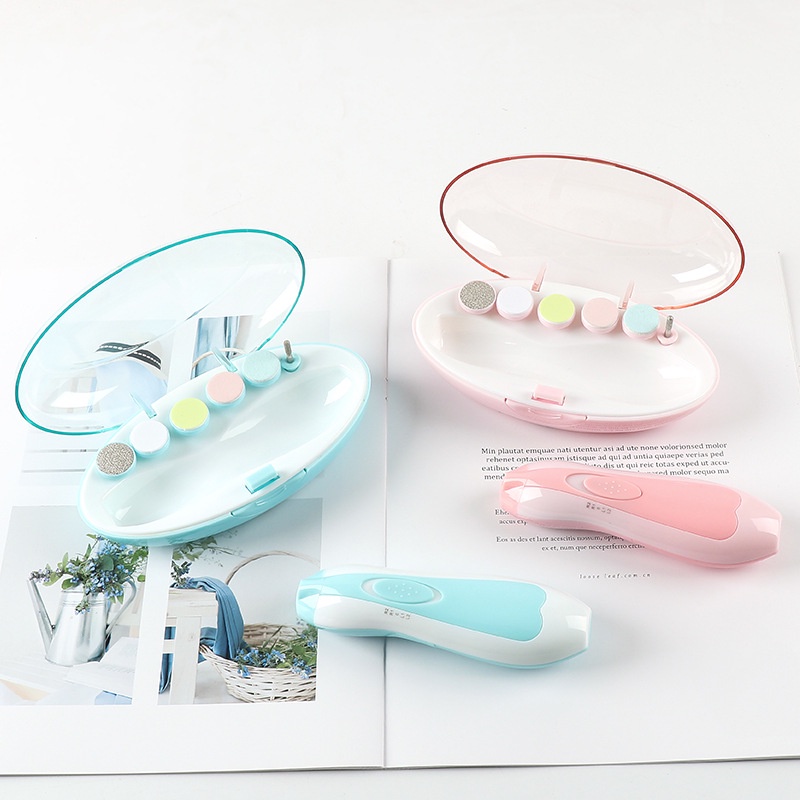 [Haobaby Shop] Máy Dũa Móng Tay Cho Bé UMOO, mài móng tay thông minh 6 chức năng/ Dũa móng Trimmer cho bé