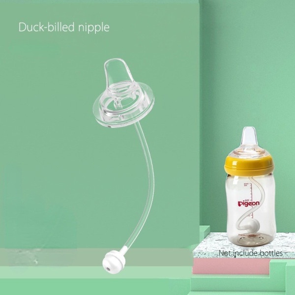 Các loại núm ống hút kèm van chống sặc cho bình cổ rộng Pigeon, Toom, Lansioh