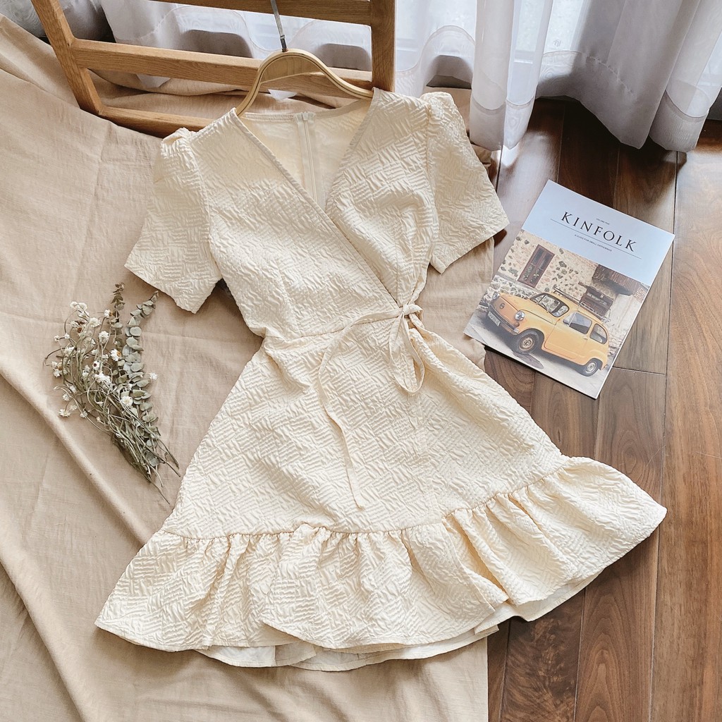 ĐẦM XÔ HOA NỔI ĐẮP CHÉO CHÂN BÈO | BigBuy360 - bigbuy360.vn