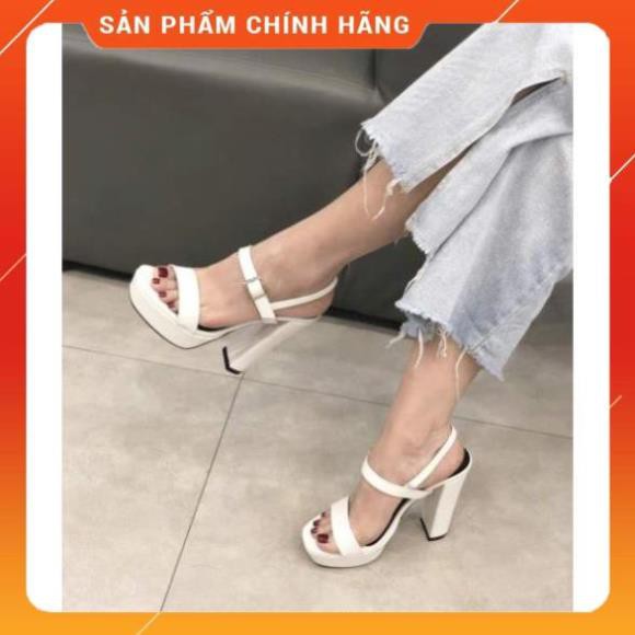 Giày Sandal Nữ 💥HÀNG ĐẸP💥 Cao Gót Cô Dâu - Giày Đi Tiệc - Đế Vuông 12p T173 ,,