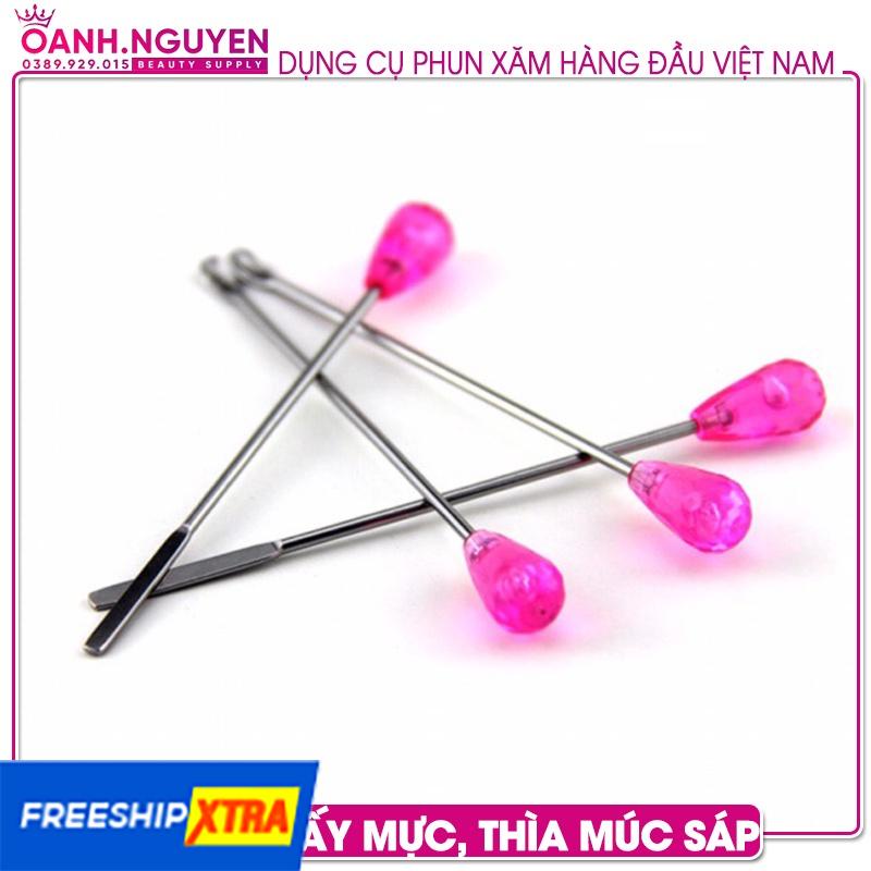 Cây Nguấy Mực, Thìa Xúc Sáp Khắc Lông Mày Inox