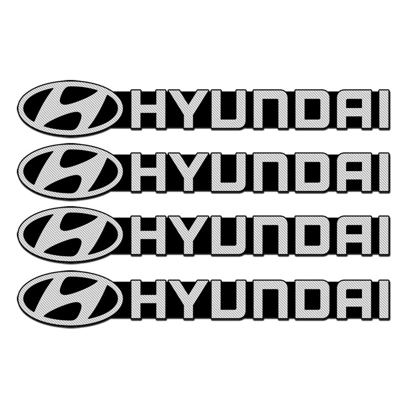 Set 4 Miếng Dán Trang Trí Loa Âm Thanh Cho Xe Hyundai Accent Reina Starex Kona Tucson Sta Sticker Dán Xe Hơi I20 Chất Lượng Cao