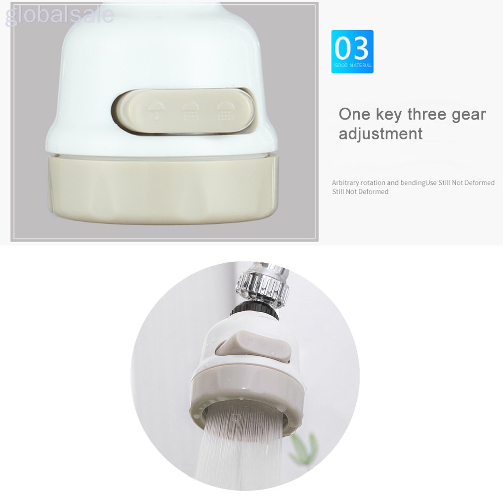 Đầu Nối Dài Vòi Nước Chống Văng Tiết Kiệm Nước Thông Dụng Cho Nhà Bếp