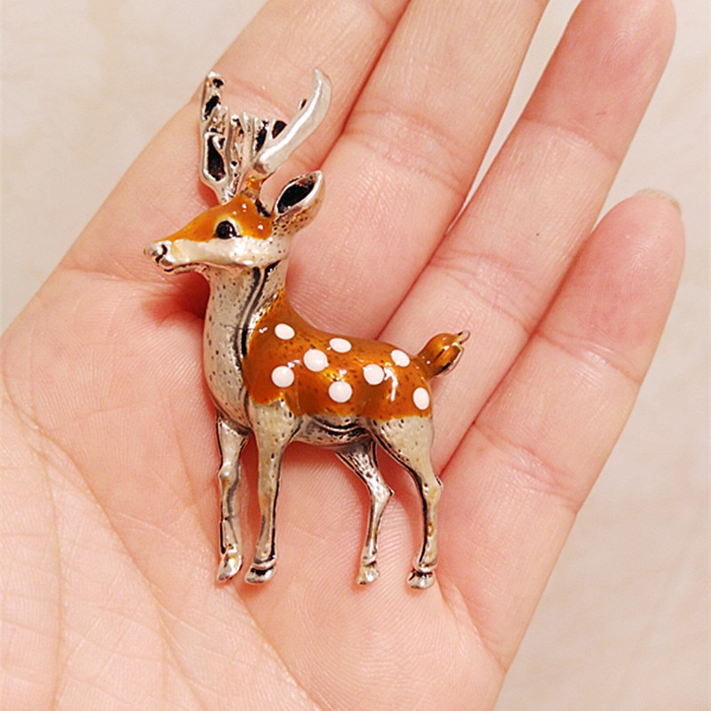 Ghim cài áo hình động vật dễ thương cho bé