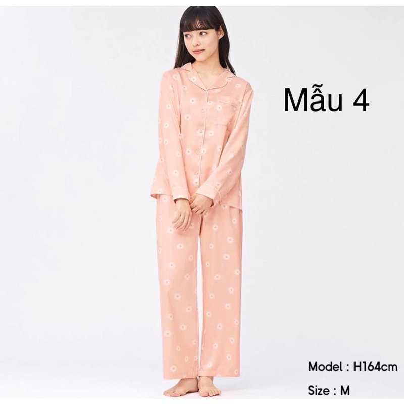 Bộ ngủ Gu Pyjama Satin lụa Nhật bản