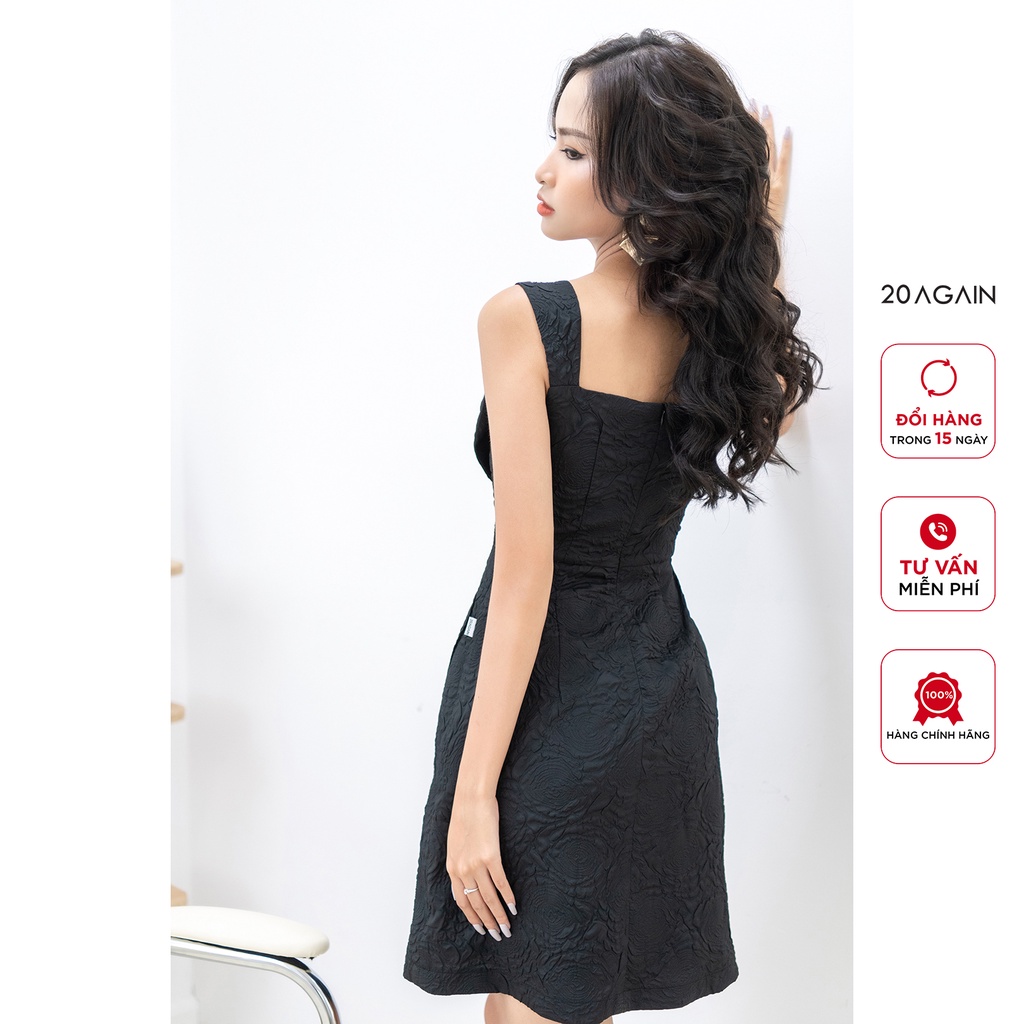 Đầm 2 dây 20Again, thiết kế nơ ngực độc đáo, sành điệu DEA1642